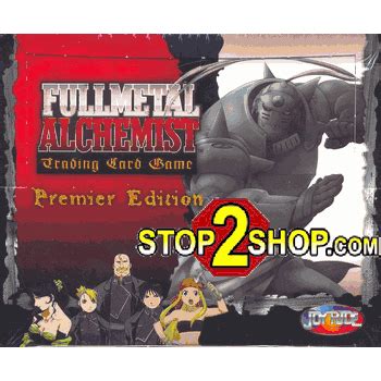 full metal alchemist tcg box|Fullmetal Alchemist TCG Premier Edition Booster Pack.